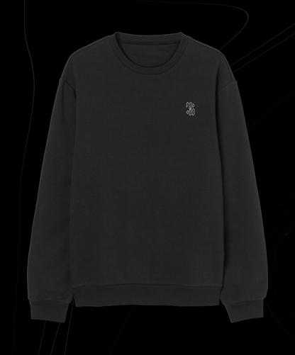 136ERZ - THE CLASSIC ONE - SWEATER - OFF BLACK